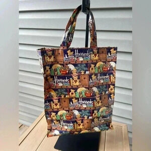 Harrods Vinyl Shopping Bag